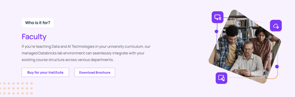 Databricks lab purchase option for educators and faculty