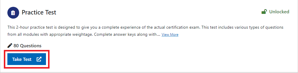 How to take practice tests?