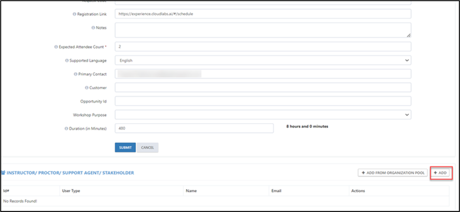 Step-2 Submit your Lab Request for Azure Pass-based labs