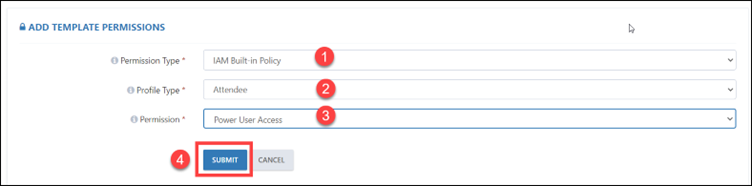 How to apply AWS policies & IAM Roles in the CloudLabs Portal to restrict the environment?