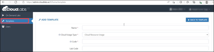 How to apply the usage policy to the CloudLabs portal?