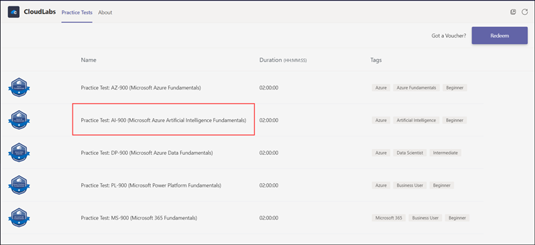 How to use CloudLabs Teams App